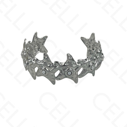 Brazalete de acero - resina con terminales de acero