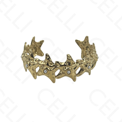 Brazalete de acero - resina con terminales de acero