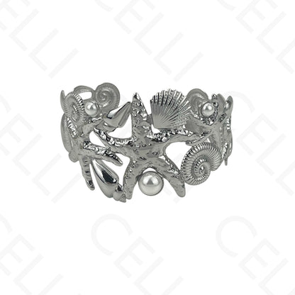 Brazalete de acero - resina con terminales de acero