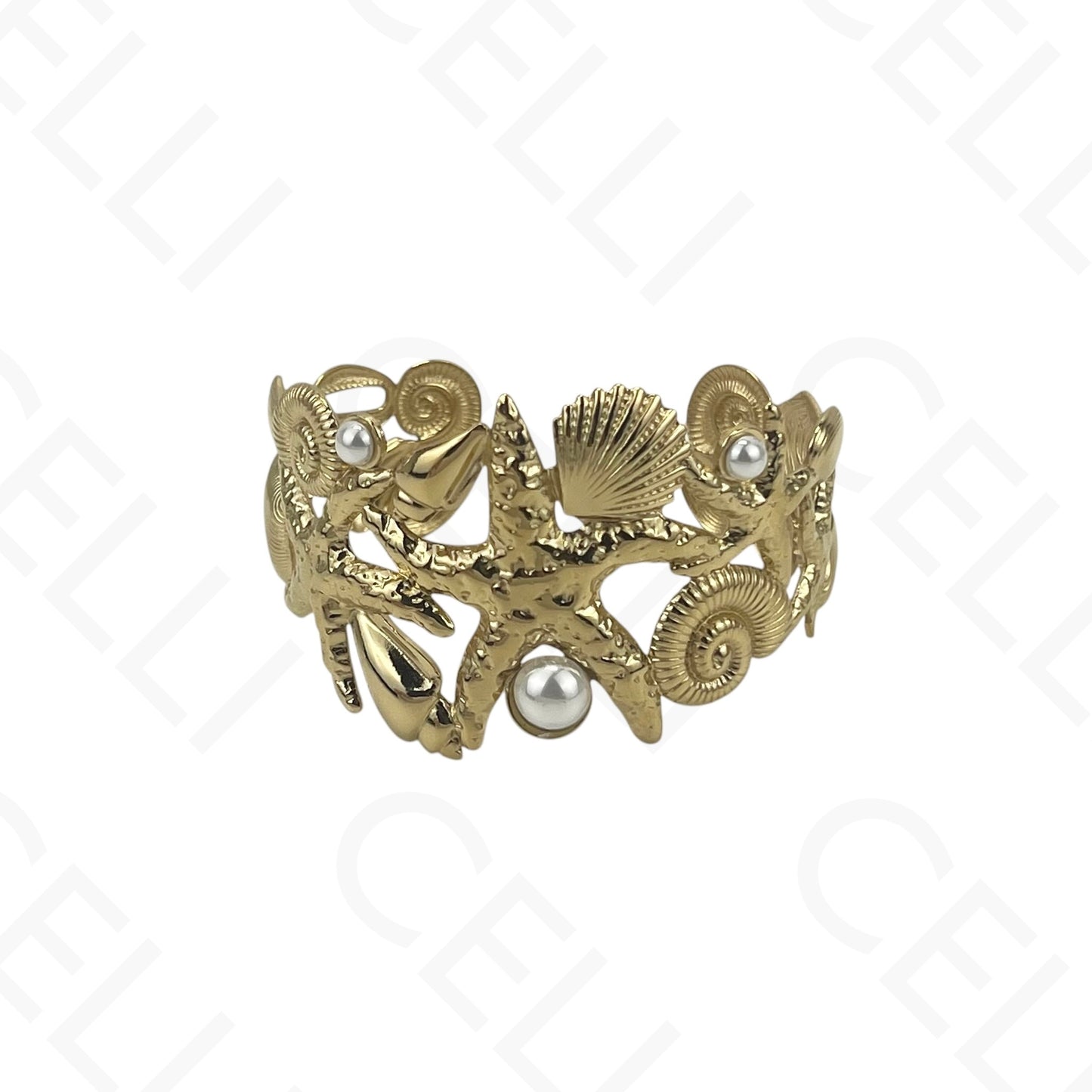 Brazalete de acero - resina con terminales de acero