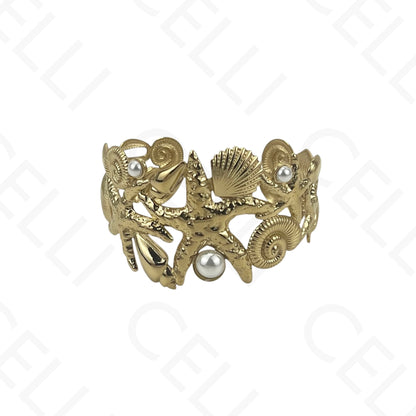 Brazalete de acero - resina con terminales de acero