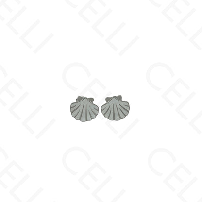Steel Necklace/Earring/Bracelet - shell with mother-of-pearl