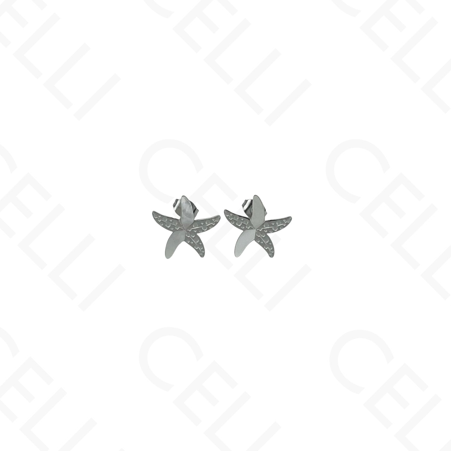 Steel Necklace/Earrings/Bracelet - Starfish with Mother-of-Pearl
