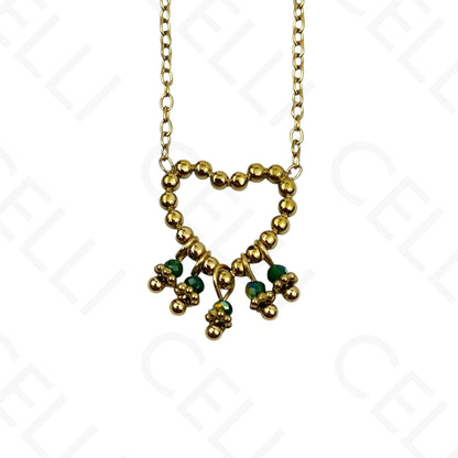 Collar de acero - Formato Y discos martillados