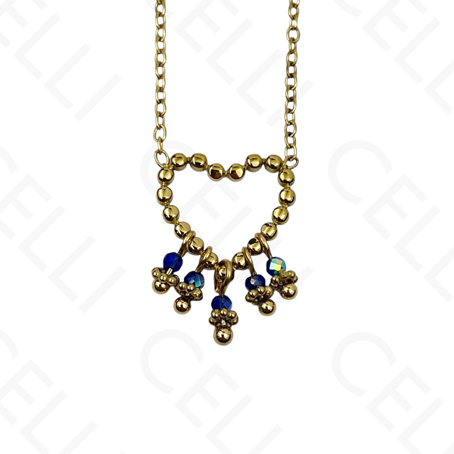 Collar de acero - Formato Y discos martillados