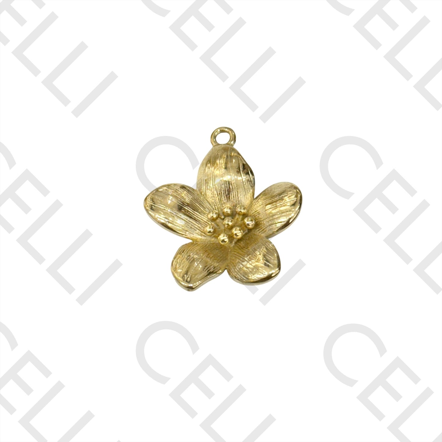 Steel Medal - flower