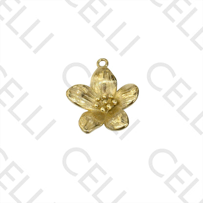 Steel Medal - flower