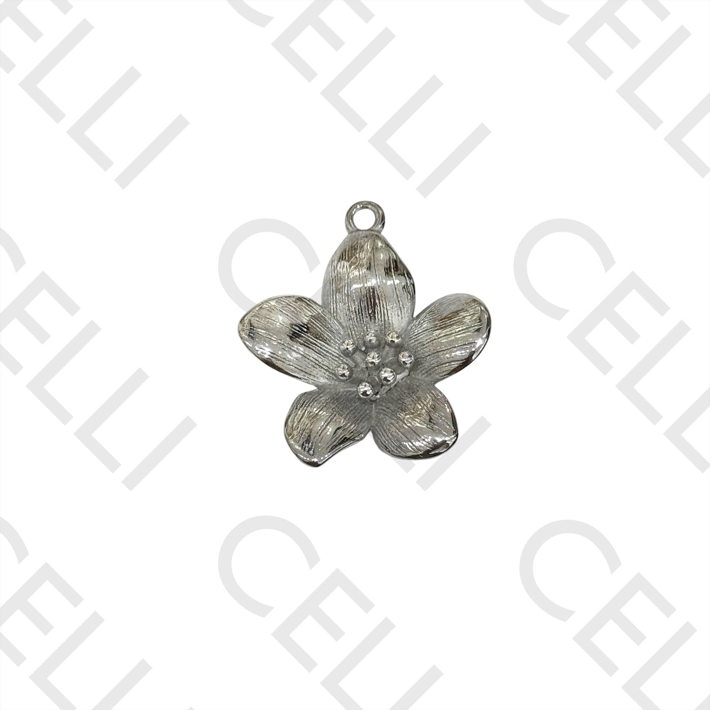 Steel Medal - flower