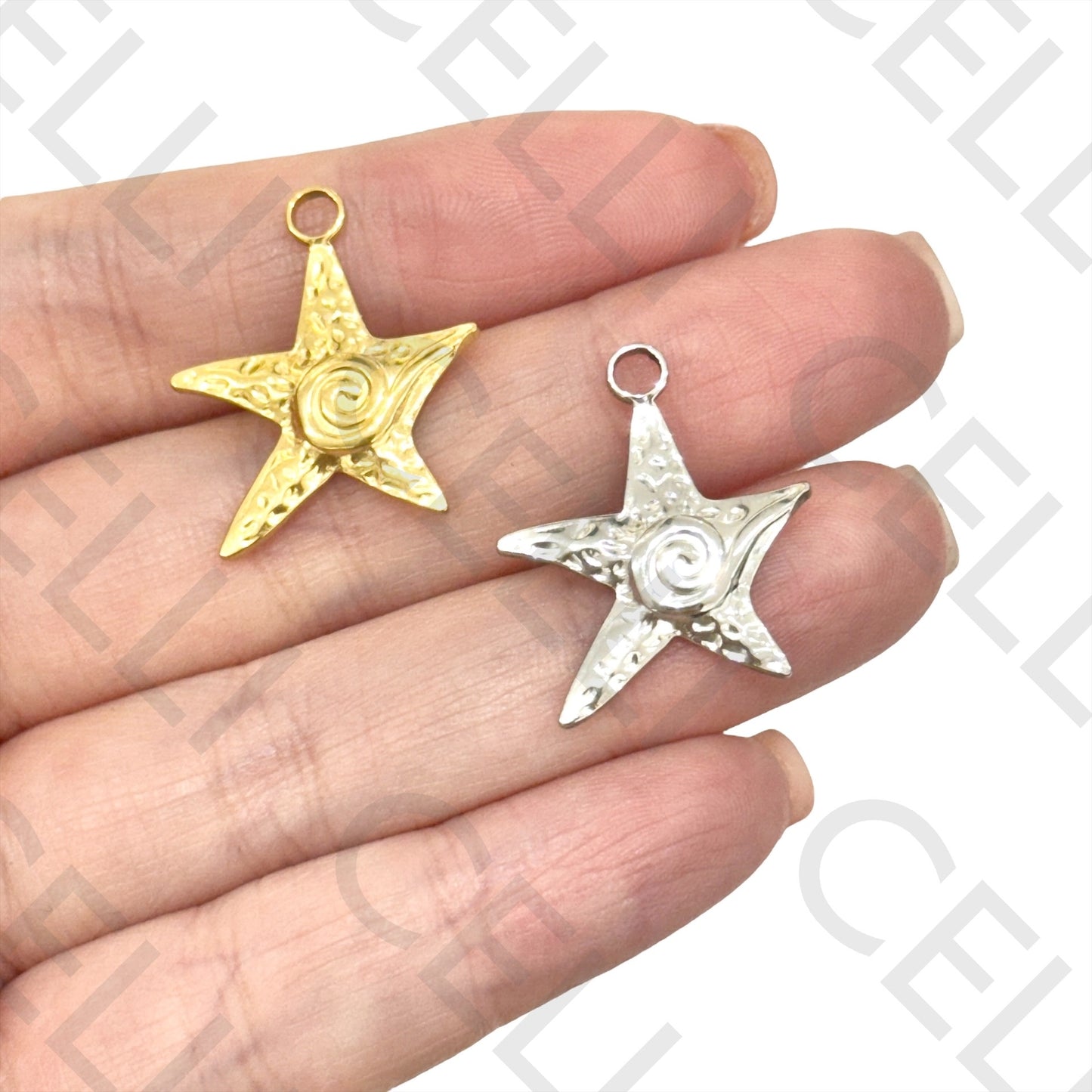 Medalha de Aço - estrela (2 und.)