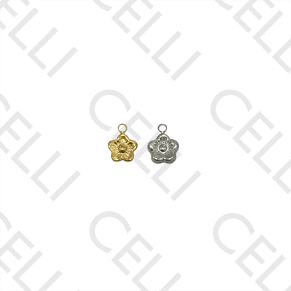 Medalha de Aço - flor (2 und.)