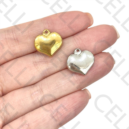 Medalha de Aço - coração (2 und.)