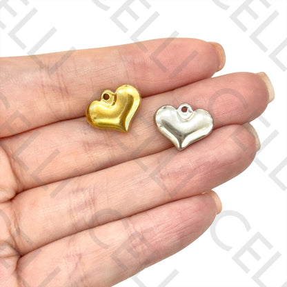 Medalha de Aço - coração (2 und.)