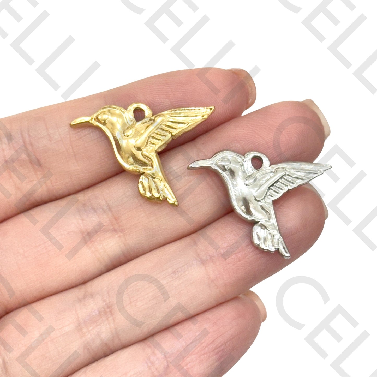 Medalha de Aço - colibri (2 und.)