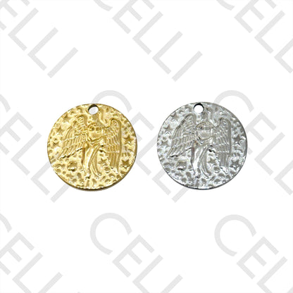 Steel Medal - angel (2 pcs.)
