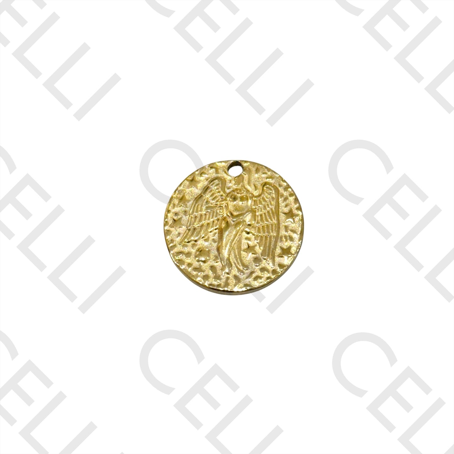 Steel Medal - angel (2 pcs.)