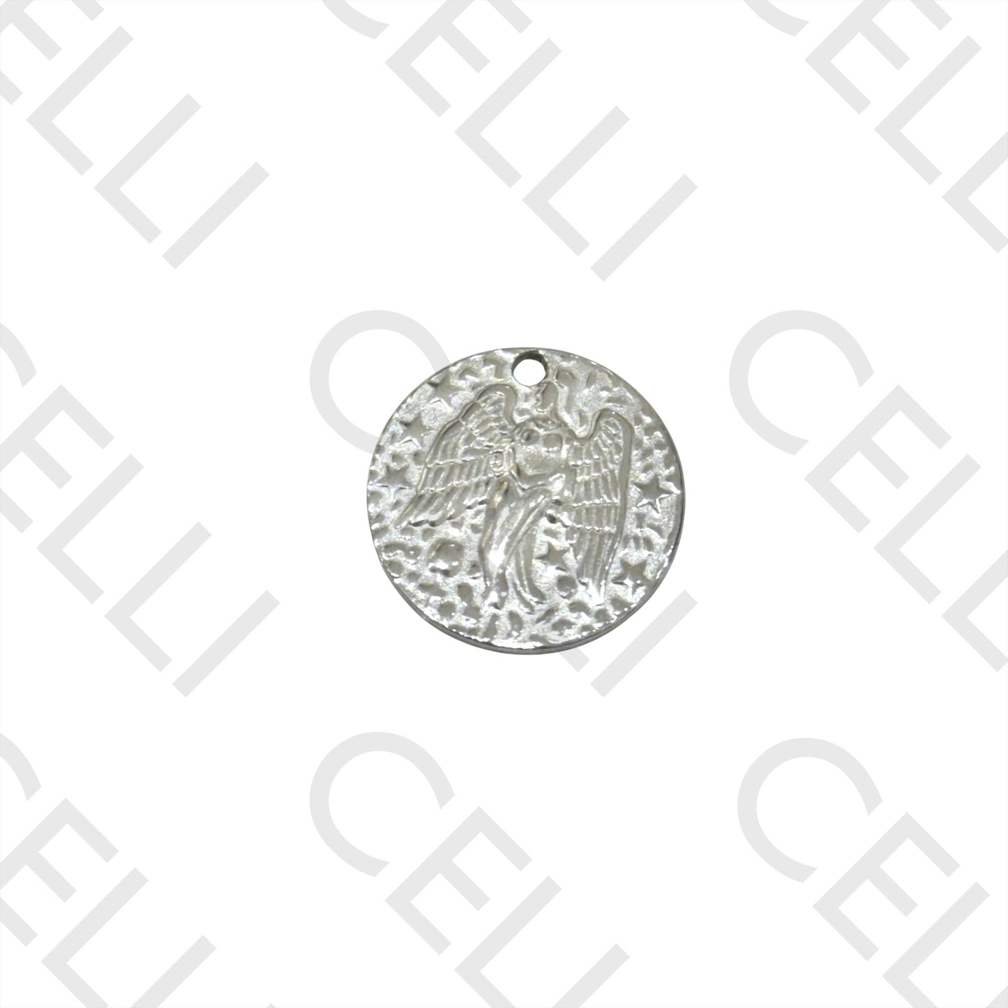 Steel Medal - angel (2 pcs.)