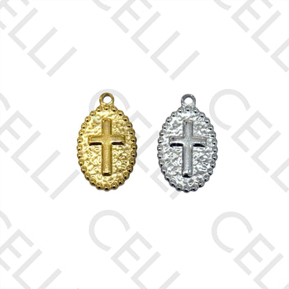 Medalha de Aço - cruz oval (2 und.)