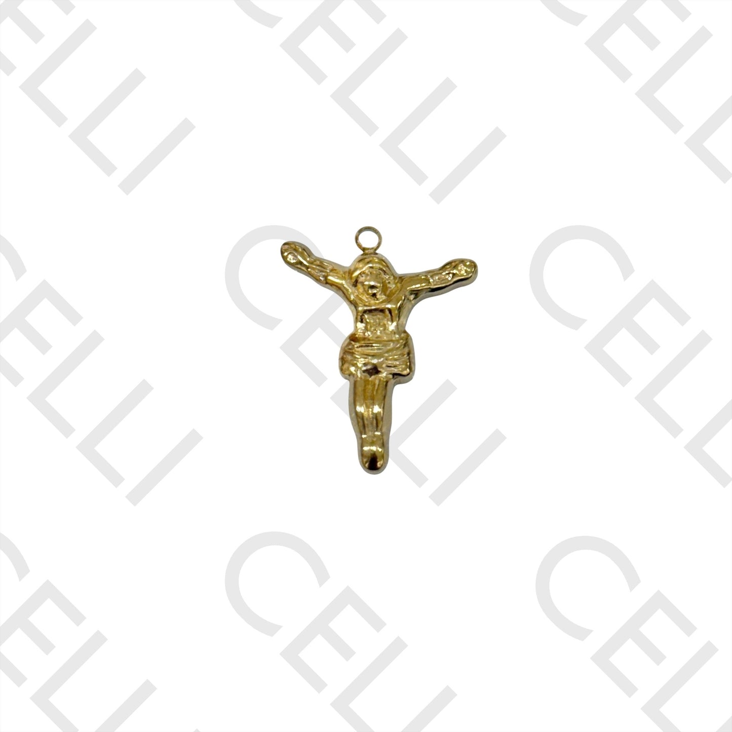 Medalha de Aço - crucifixo (2 und.)