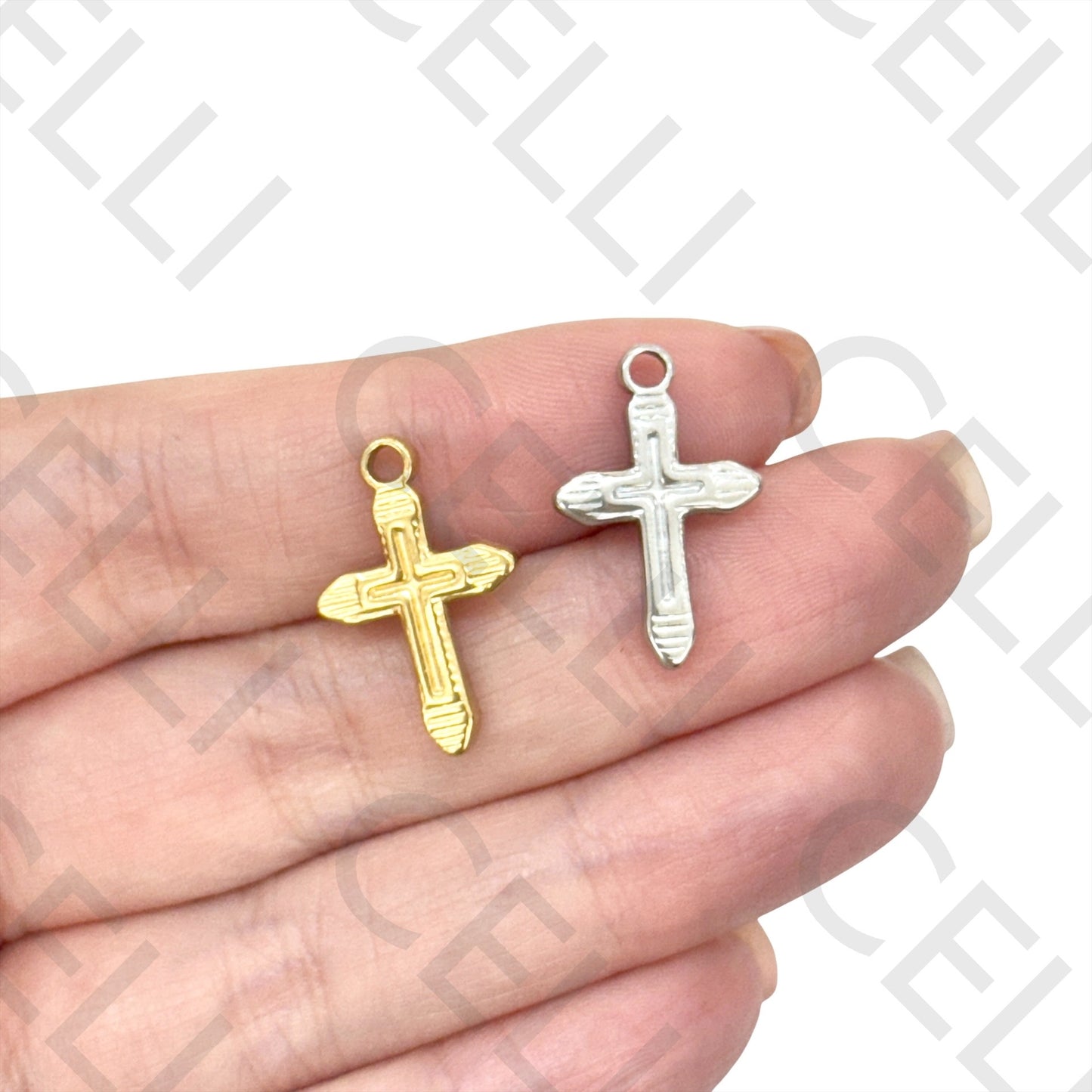 Medalha de Aço - cruz (2 und.)