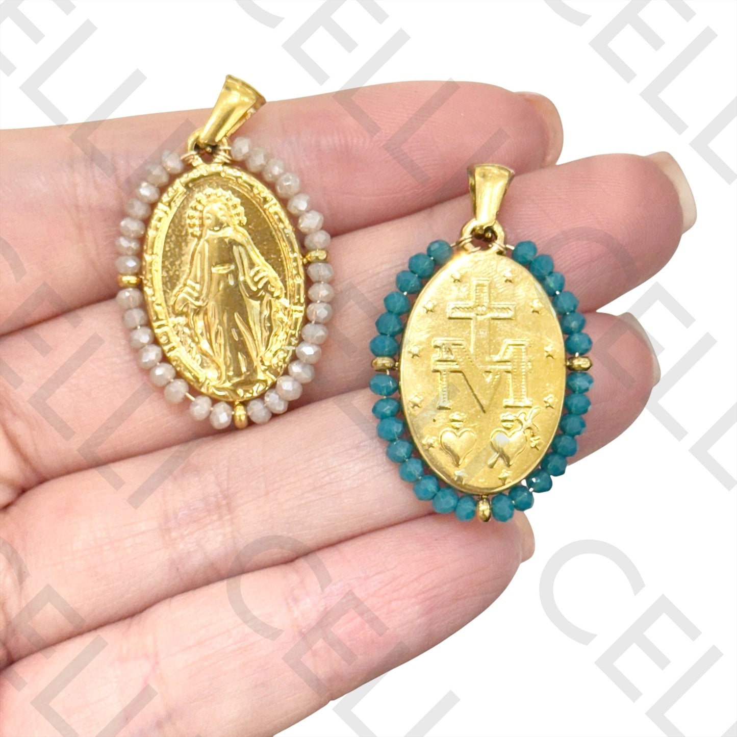 Medalha de Aço - santa