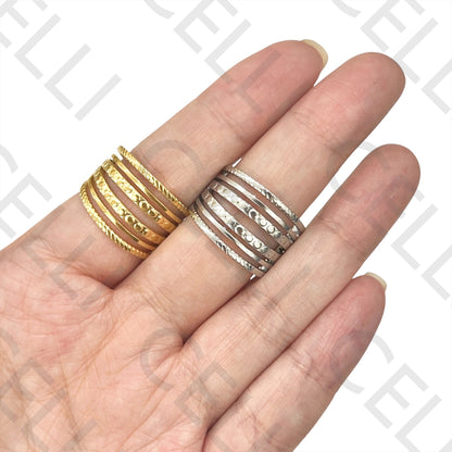 Anillo de acero - doble