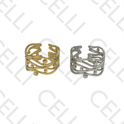 Steel Ring - 5-line corrugated