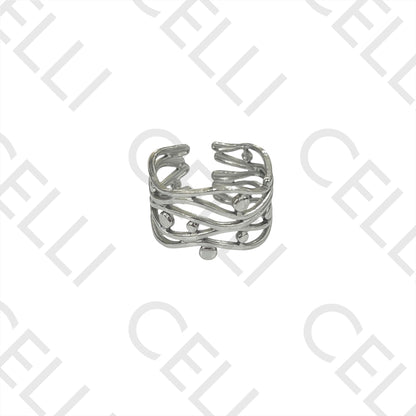 Steel Ring - 5-line corrugated