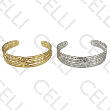 Bracelete de Aço - Sol