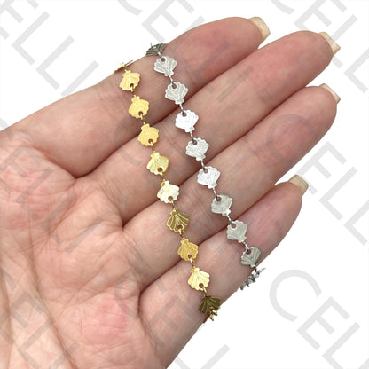 Ankle Bracelet Steel - Shells