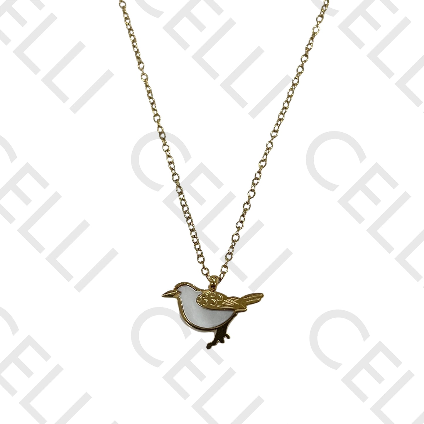 Steel Necklace/Earring - Bird
