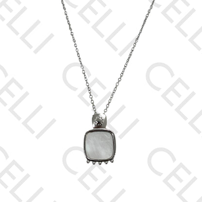 钢制项链 - 母贝