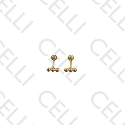 Piercing de Aço - três bolas