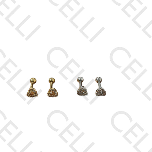 Piercing de Aço - coração