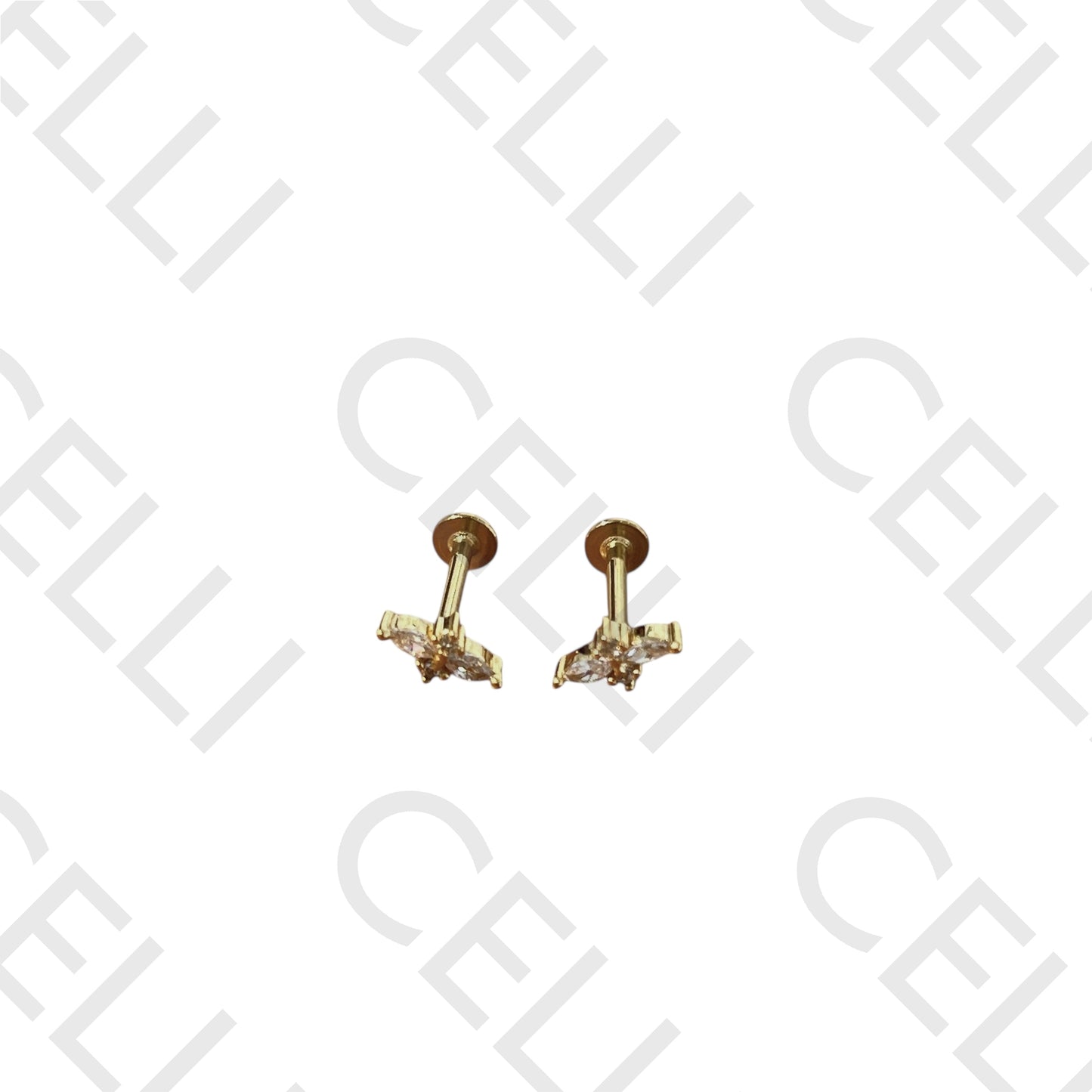 Piercing de Aço - cruz