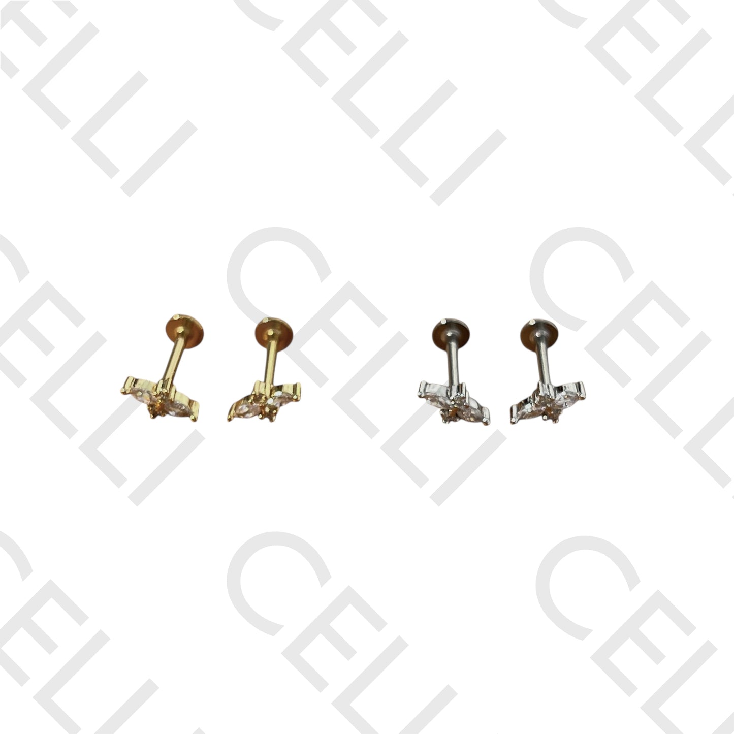 Piercing de Aço - cruz