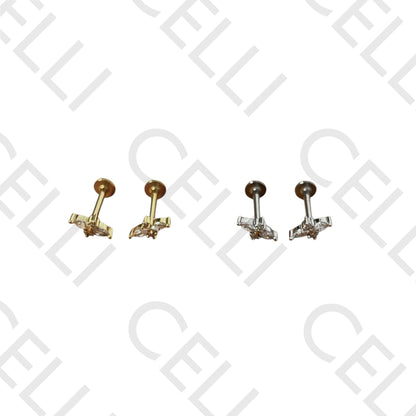 Piercing de Aço - cruz