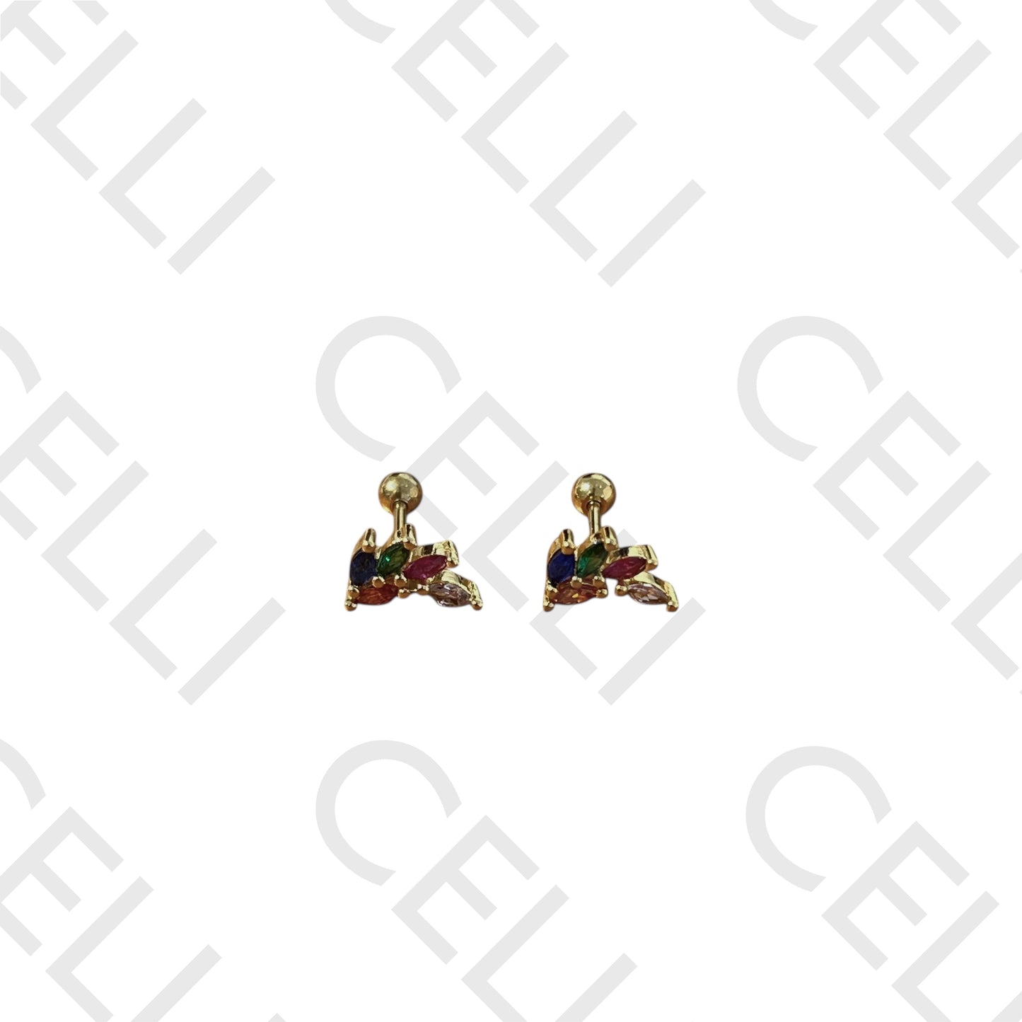 Piercing de Aço - folha colorida