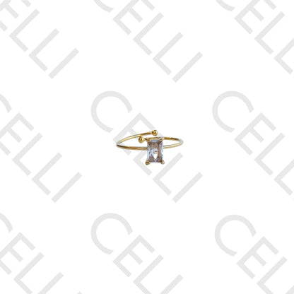 Steel Ring - Bright Rectangular