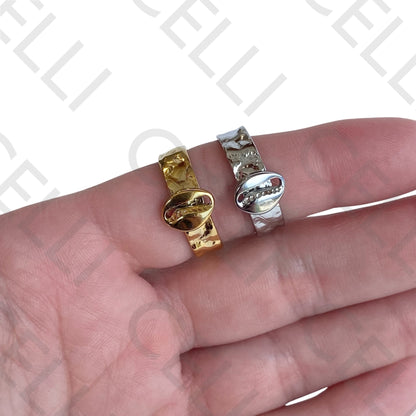 Anel de Aço - buzio beijinho