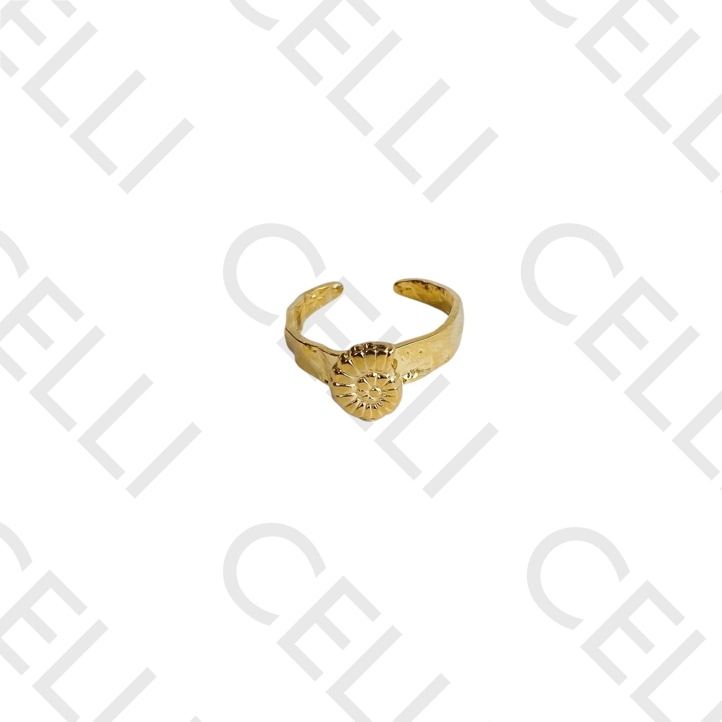 Anel de Aço - búzio caracol