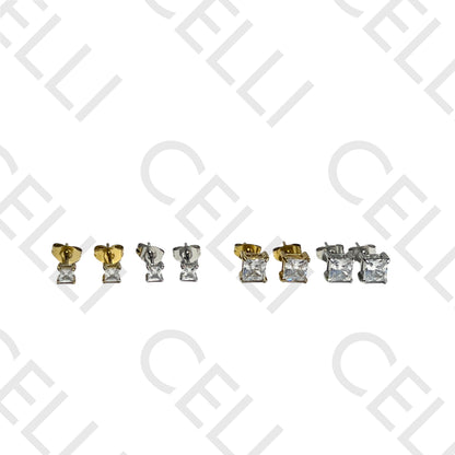 Salto de acero - cuadrado brillante