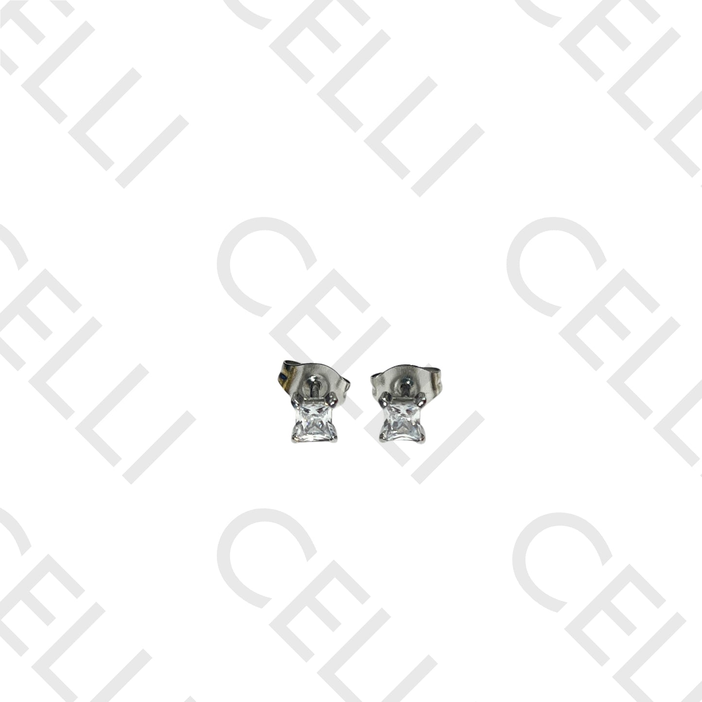 Salto de acero - cuadrado brillante