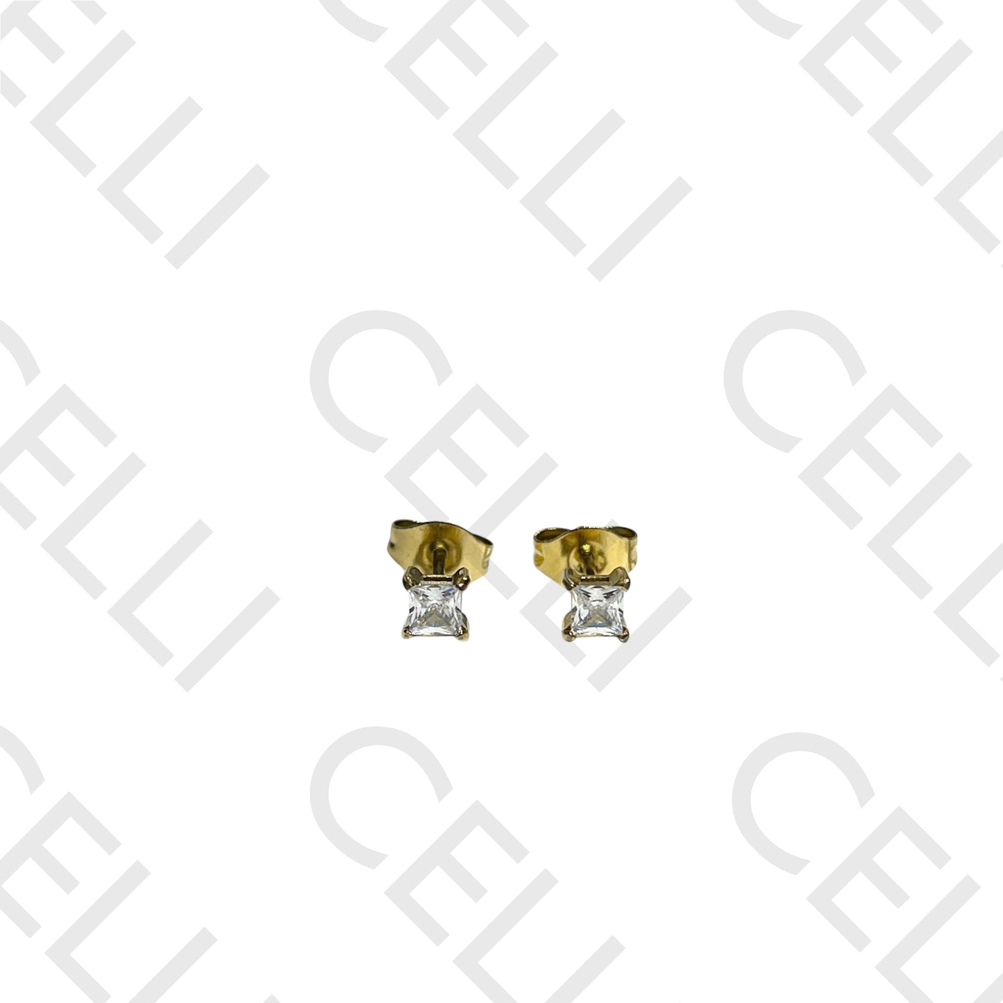 Salto de acero - cuadrado brillante