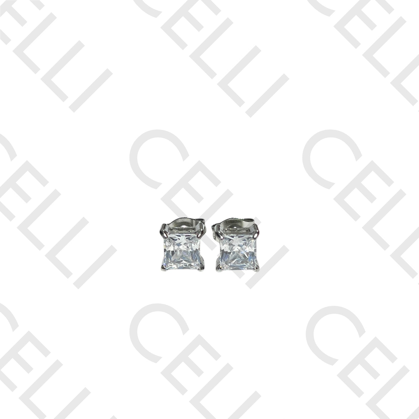 Salto de acero - cuadrado brillante