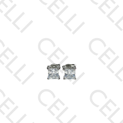 Salto de acero - cuadrado brillante