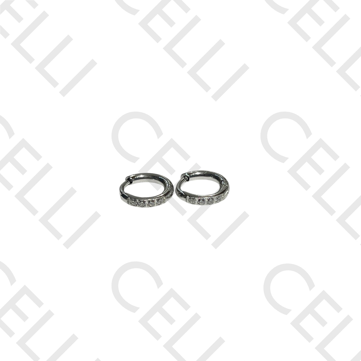 Salto de acero - argollas mini 1.6x10mm