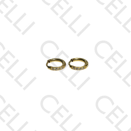 Salto de acero - argollas mini 1.6x10mm