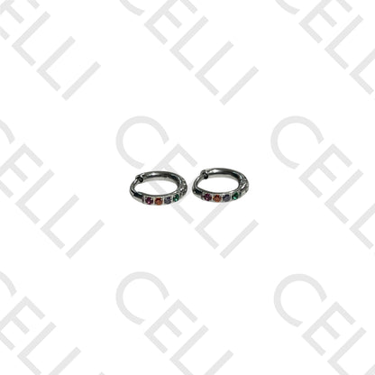 Salto de acero - argollas mini 1.6x10mm