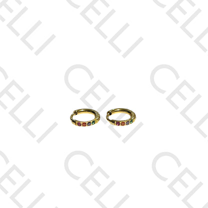 Salto de acero - argollas mini 1.6x10mm