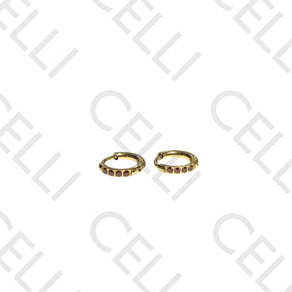 Salto de acero - argollas mini 1.6x10mm